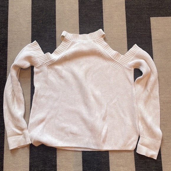 Rag & Bone White cold shoulder sweater - Picture 6 of 6